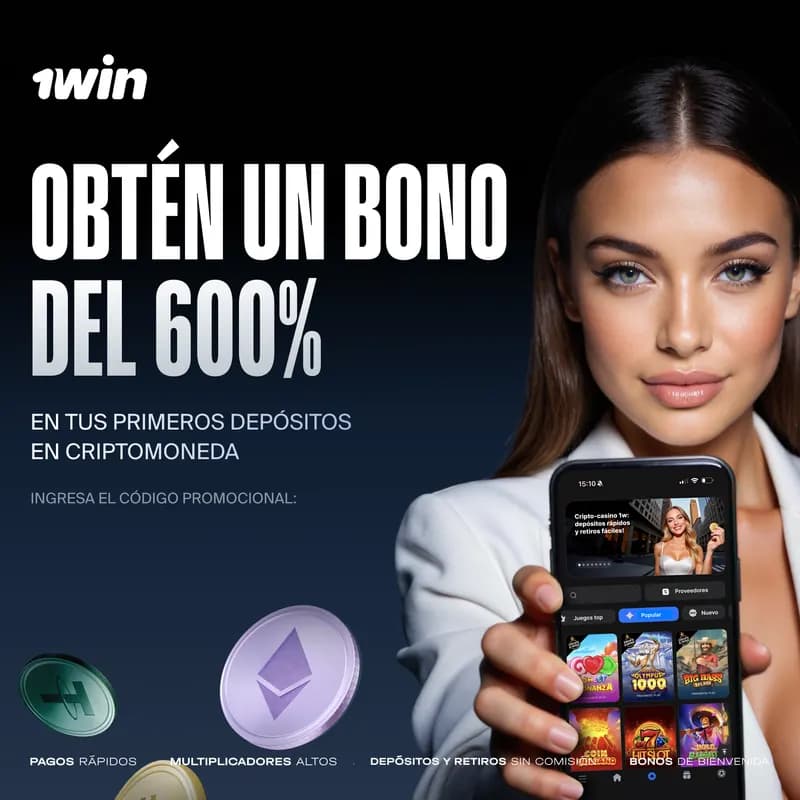 Obtén un bono del 600% en tus primeros depósitos en criptomoneda